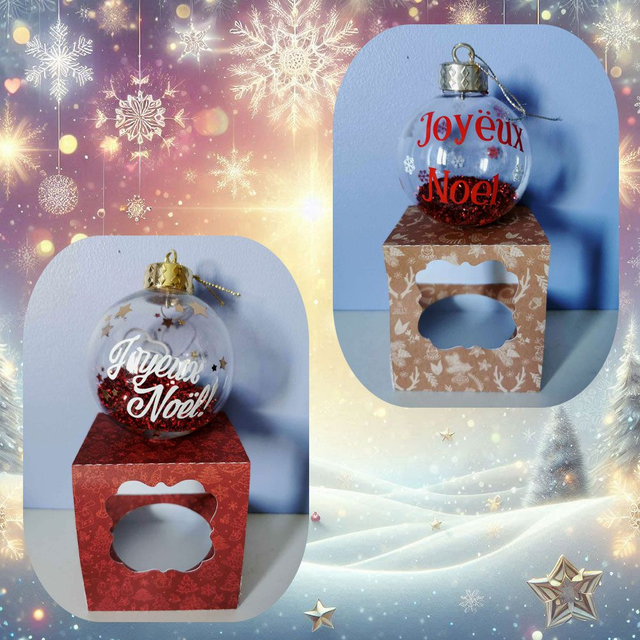 Boule "Joyeux Noël" 