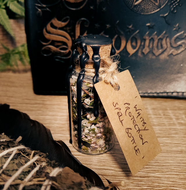 Whitby Protection Spell Bottle