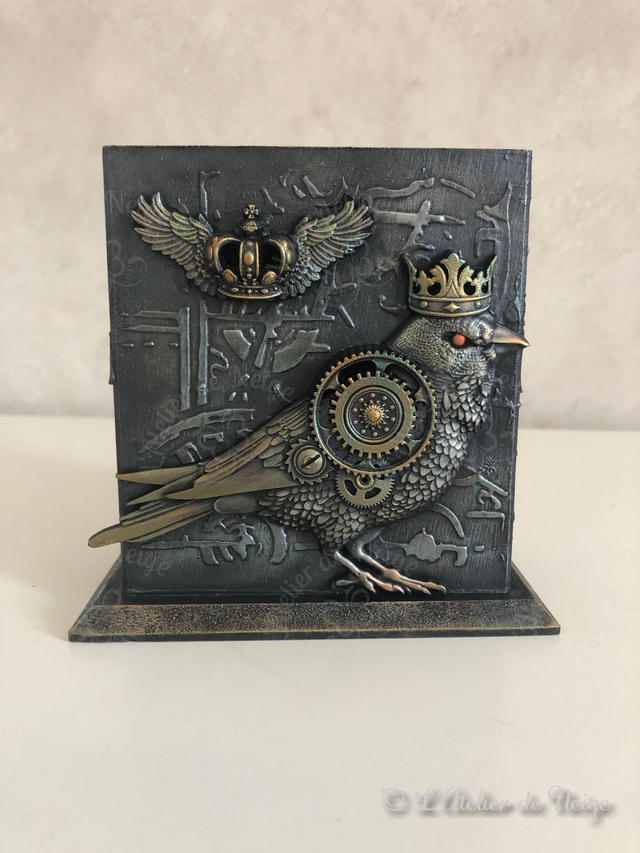 Pot Oiseau Steampunk