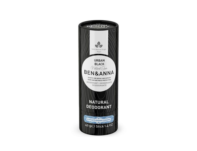 [Ben &amp; Anna] Deodorant in Papiertube - Urban Black - 40 gram