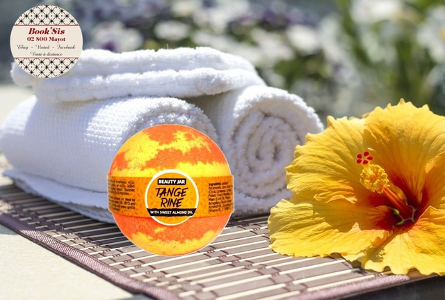 Bombe de bain 150 gr " Tangerine ( Mandarine &amp; orange ) "