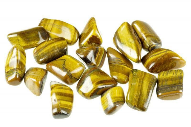 Tiger's Eye, tumbled stone 
