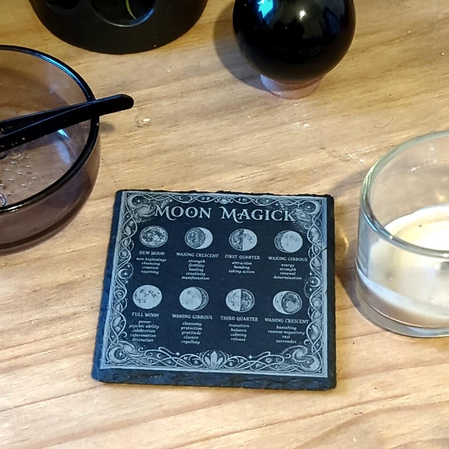 Moon Magick Lunar Phases Coaster