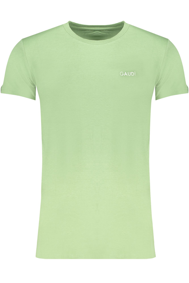 GAUD?T-SHIRT MANICHE CORTE UOMO VERDE