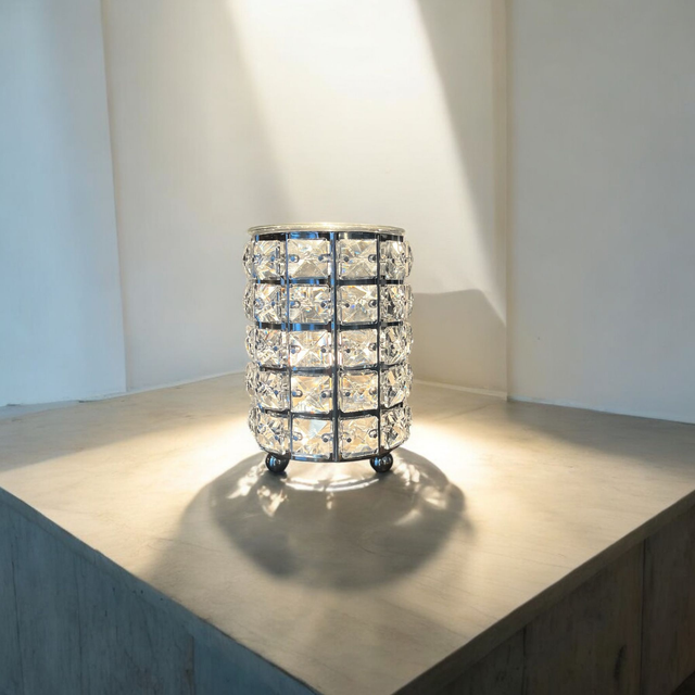 Square Glass Crystal electric Wax Warmer 