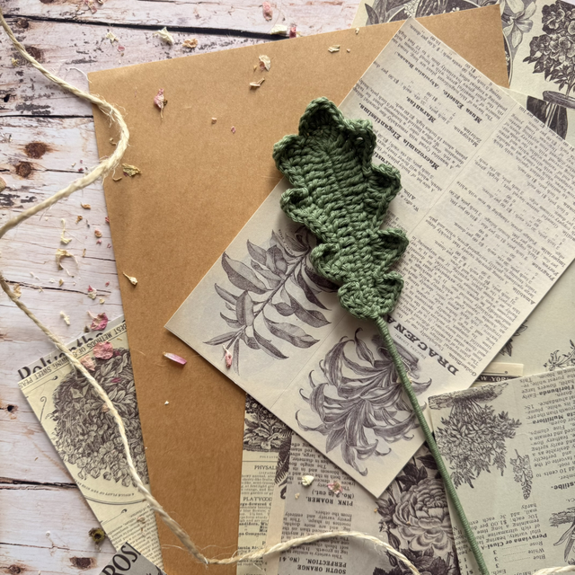 Feuille de chêne (personnalisable pour créer votre bouquet)