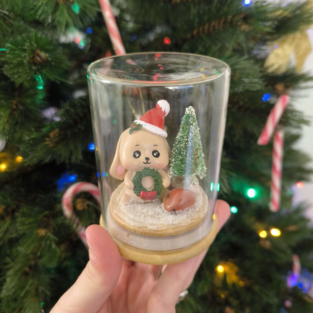 Ami protecteur - Lapin de Noël (jaspe rouge)