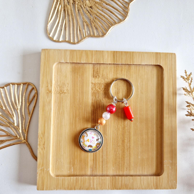 Porte Clé Merci avs