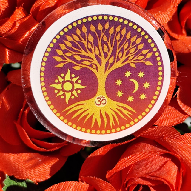 Pin's Arbre de vie équilibre ombre et lumière