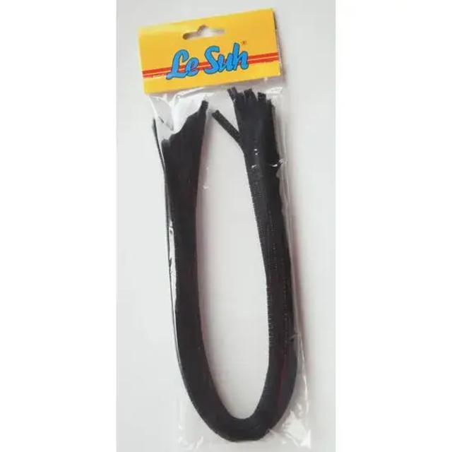 Pijpenragers / chenilledraad zwart (472061)