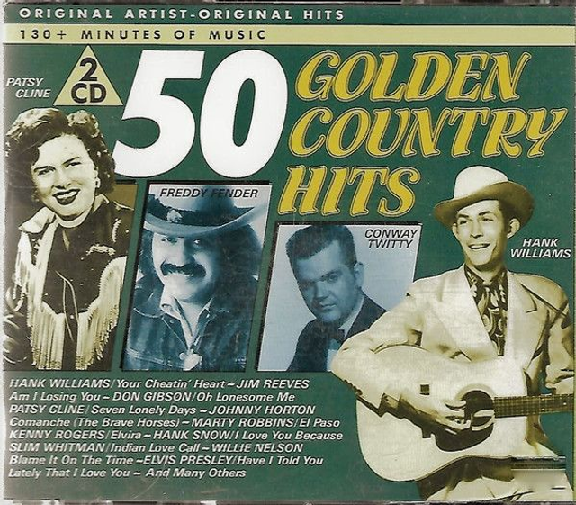 Various ‎– 50 Golden Country Hits Audio CD