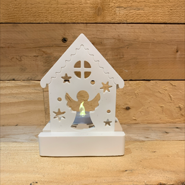 Jesmonite Angel Tea Light Stand 