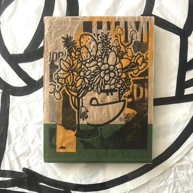 Xylo FRIDA Mc Do 18x24 cm sans cadre