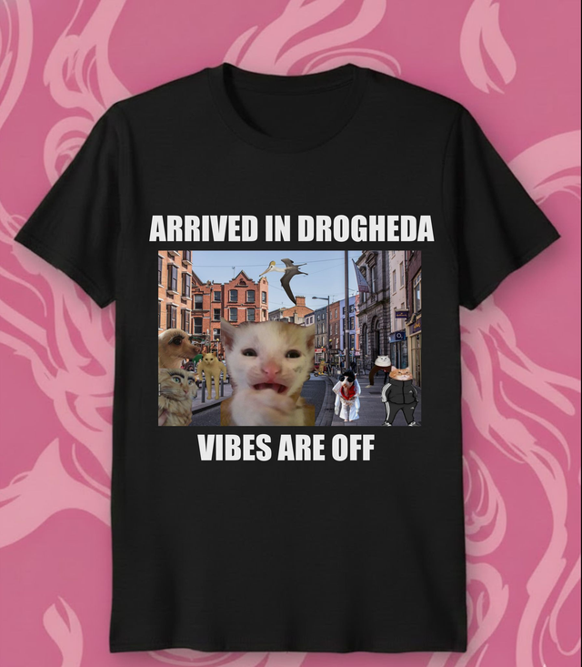 Cats Corner - Drogheda Meme T-shirt