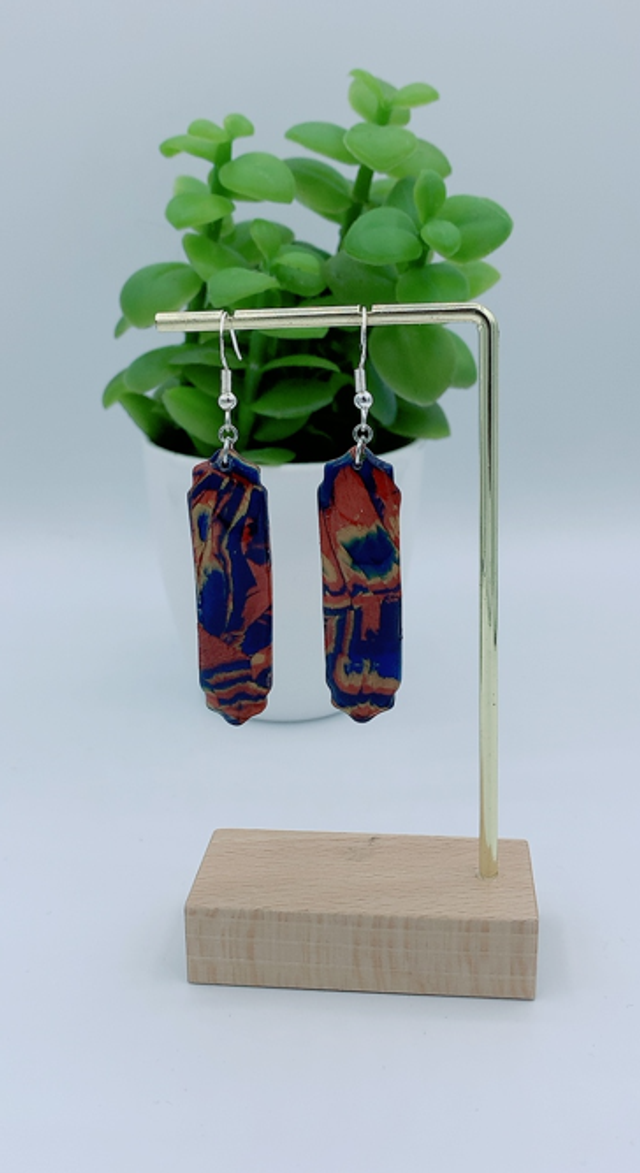 Boucles d'Oreilles Contemporaine