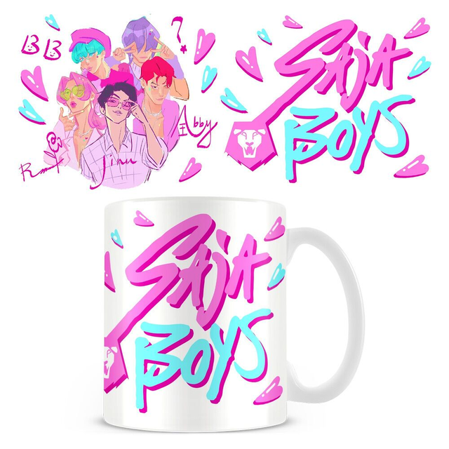 Taza Saja Boys KPop Demon Hunters 325ml