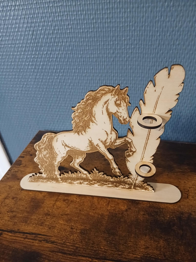 Porte stylo Cheval