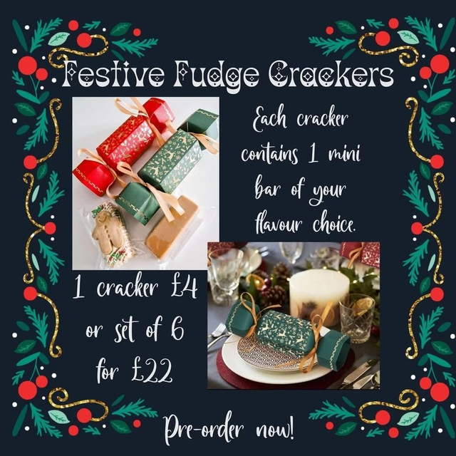 Festive Fudge cracker