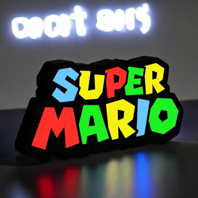 Lampe 3D Super Mario LED - Pour les vrais fans du Royaume Champignon ! 