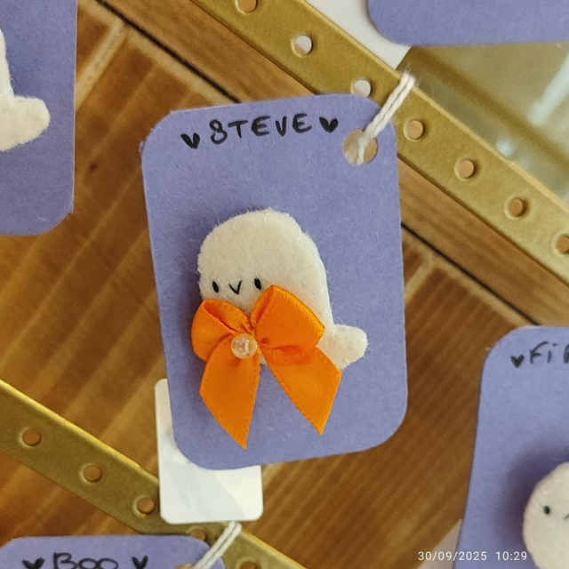 Broche fantôme &quot;Steve&quot;