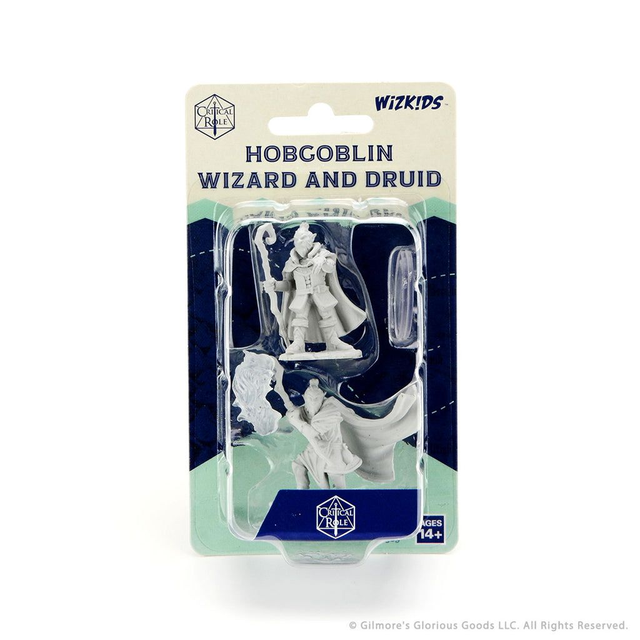 Critical Role: Hobgoblin Wizard & Druid Unpainted Miniatures