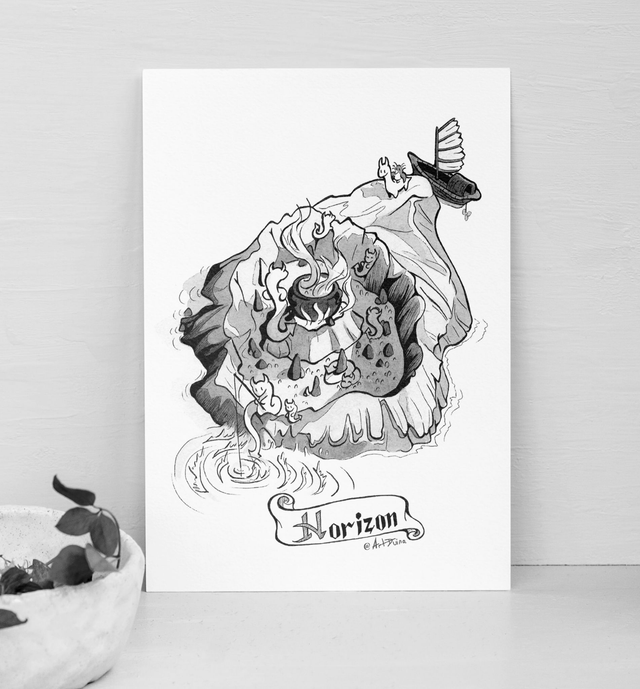 îles fantasy - L'aventure du Lama - Illustrations à l'unité