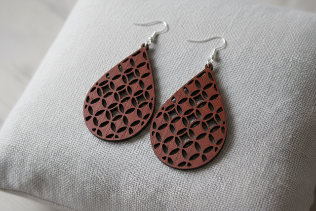 BOUCLE D'OREILLE N°23 : Vitrail