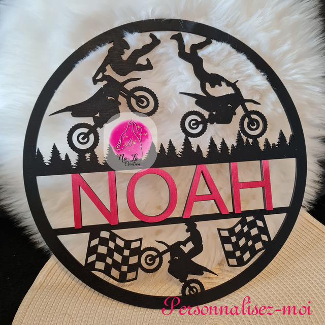 Décoration de porte ou de mur thème engins de chantier- Parfait pour les chambre d'enfants