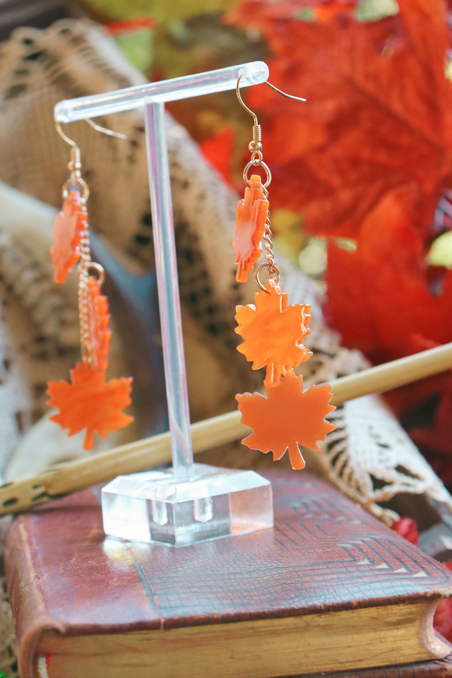 Boucles d&#039;oreille • Fall leaves