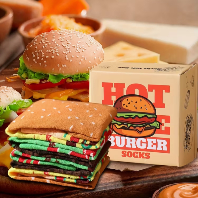 Burger Socks (Set of 2)