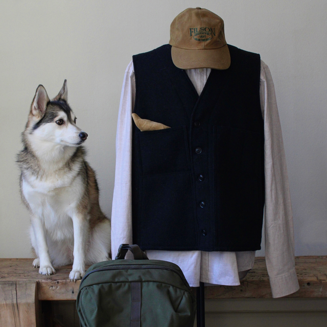 Filson Mackinaw Wool Vest Charcoal 