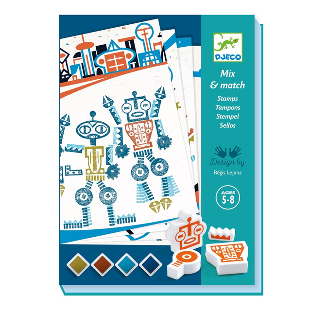 Tampons Mix and Match Aliens et robots - Djeco