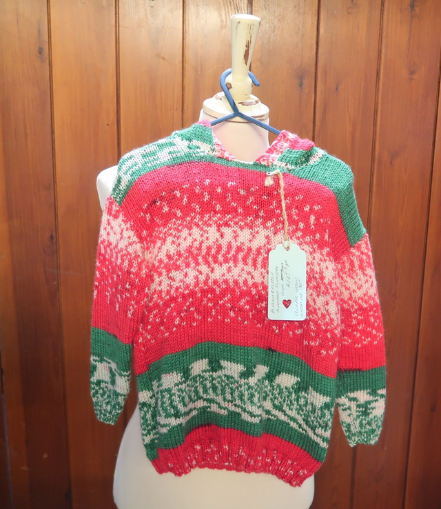 Red & Green Jumper