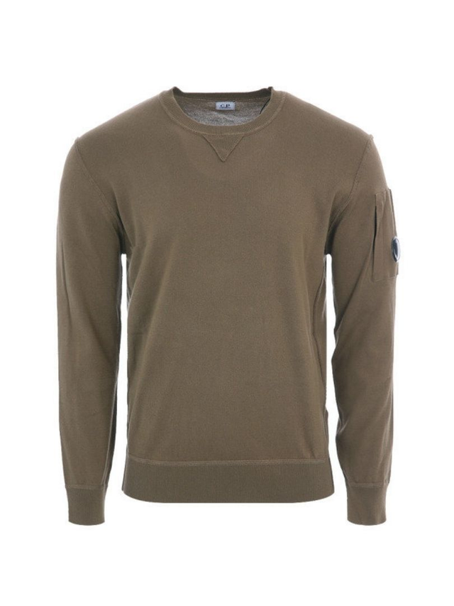 COMPAGNIE CP SWEAT SHIRT COL V  VERT OLIVE