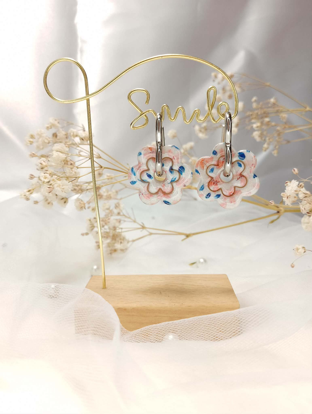 Boucles d'Oreilles "Fleurs Éclatantes"