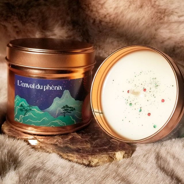 Bougie "L'envol du Phénix" 180gr