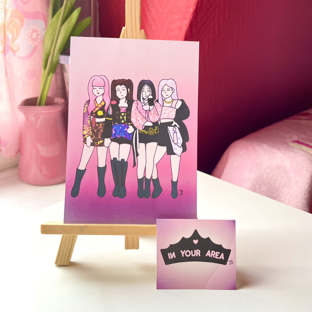 Lot Fanart Blackpink et sticker Blink 