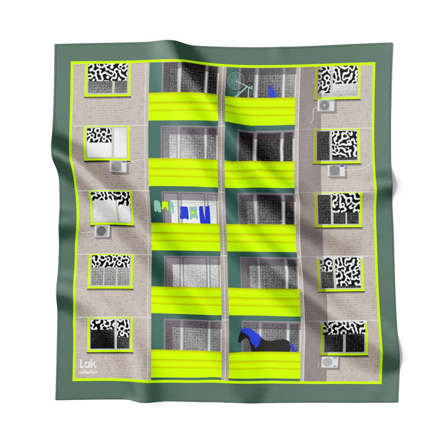 PANEL Balcony Green / Zöld Erkély