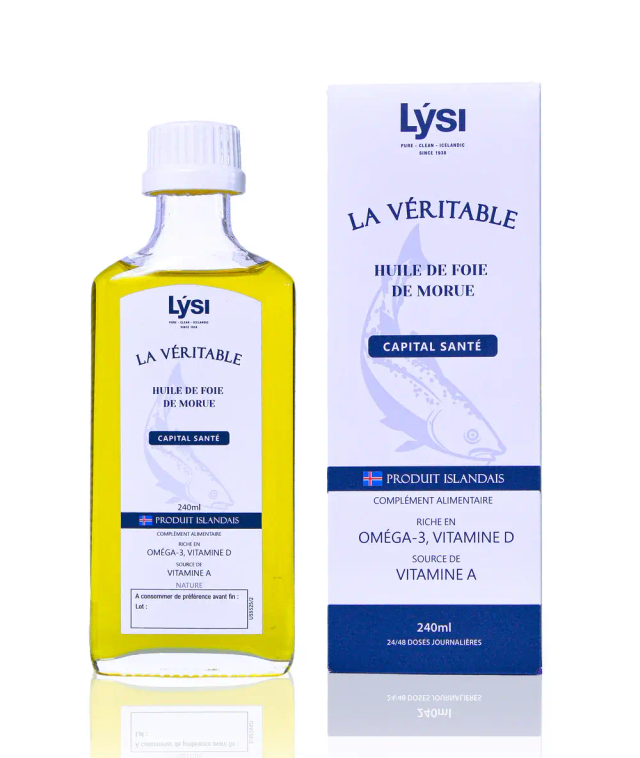 Lysi Huile De Foie De Morue Naturelle - 240 Ml