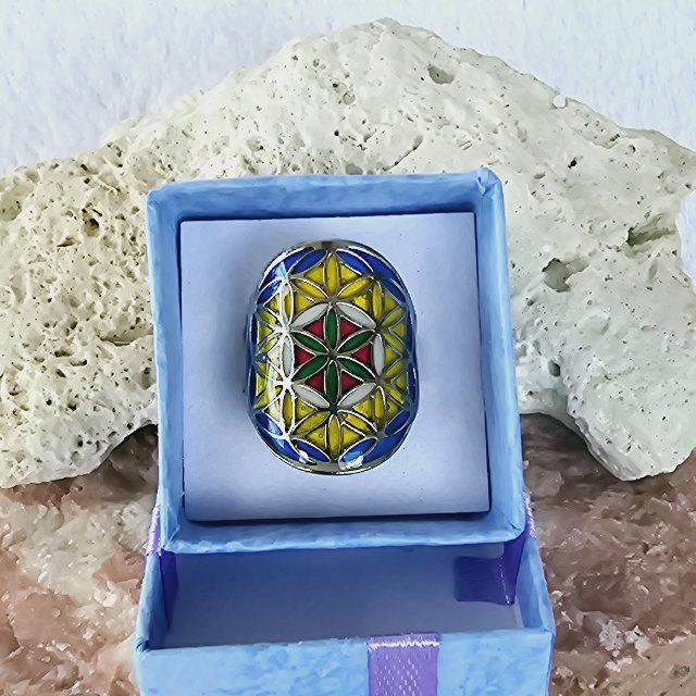 Bague fleur de vie 