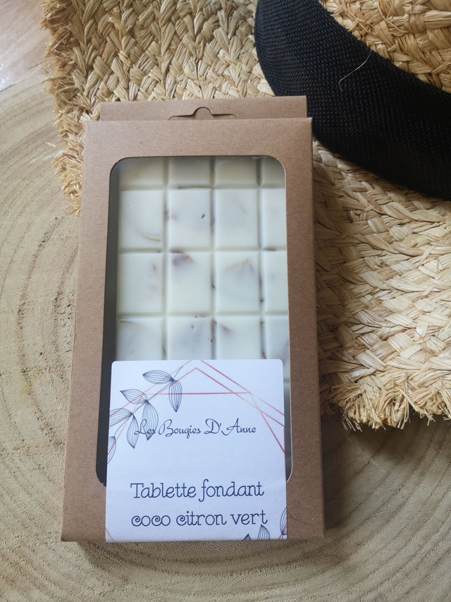 Tablette à fondant - Coco citron vert