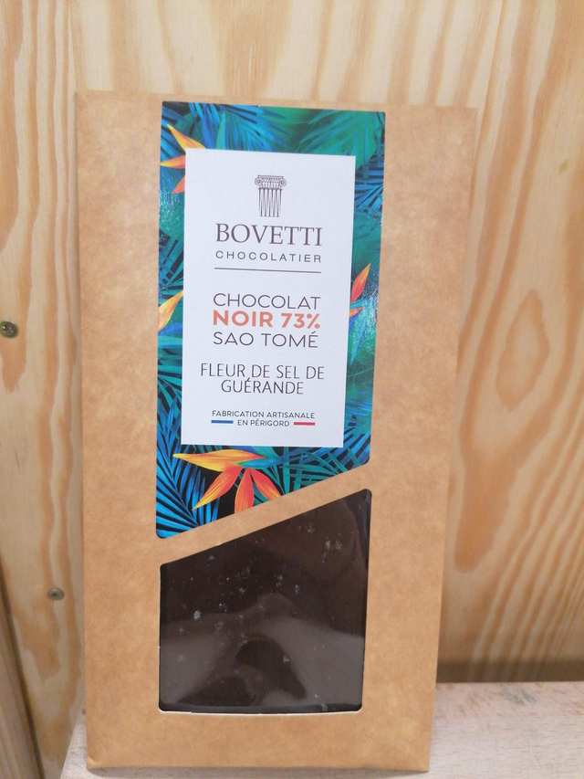 Chocolat noir fleur de sel (100g)