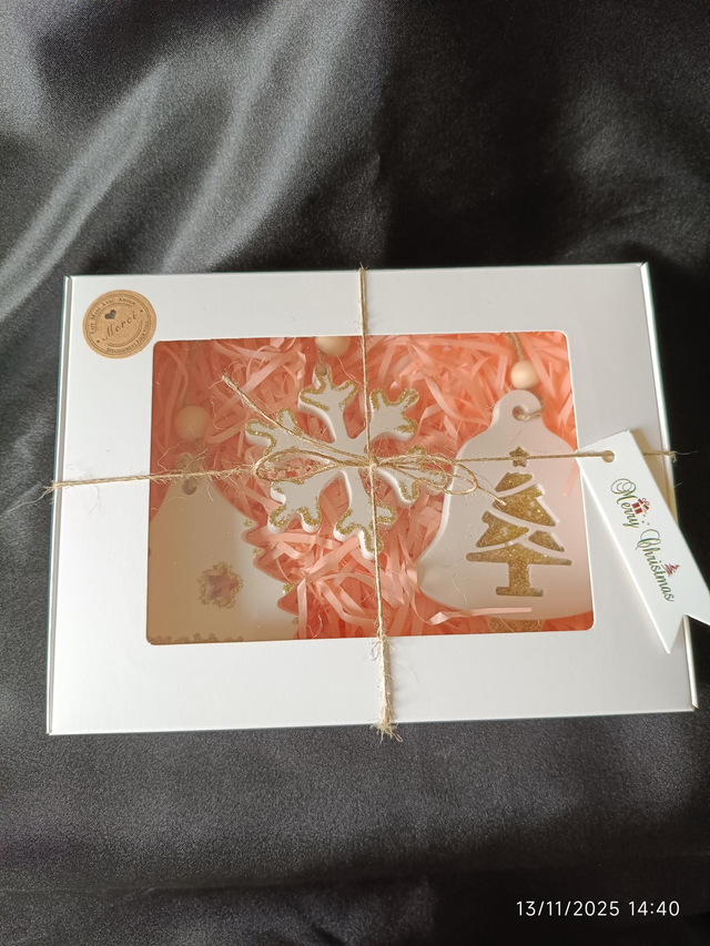 Coffret 3 suspension en céramique 