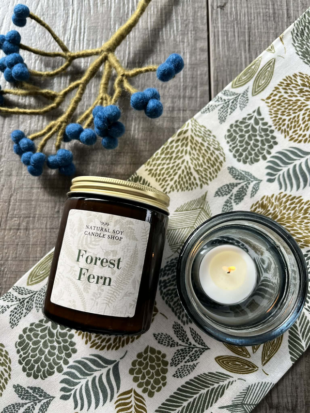 Forest Fern Luxury Handpoured Soy Candle