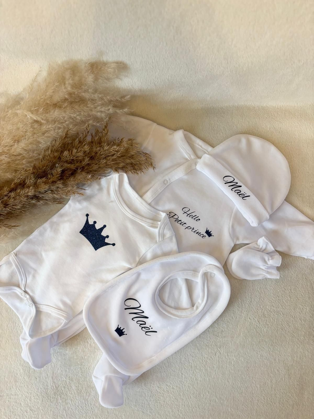 Ensemble bébé 5 pièces à personnaliser