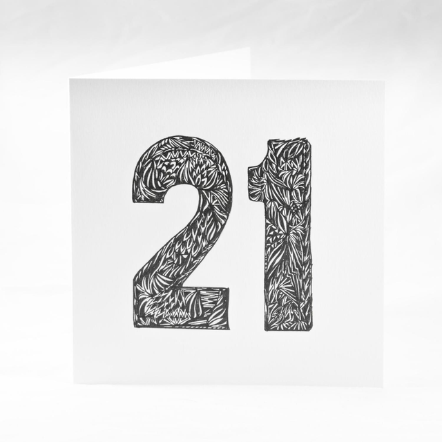 21st Ink sketched Greeting Card 