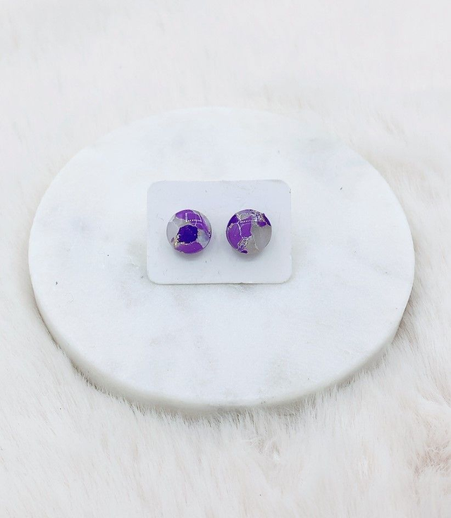 Puces d'Oreilles Violette 