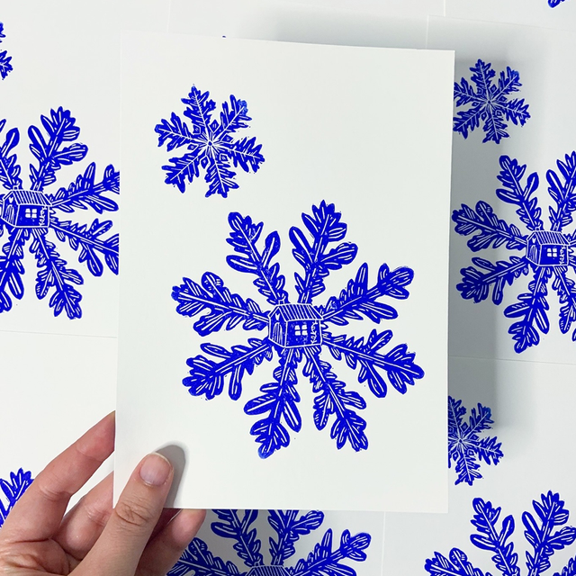 La cabane sur un flocon de neige