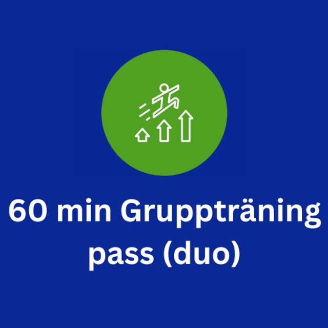 60 min Gruppträning pass (duo)