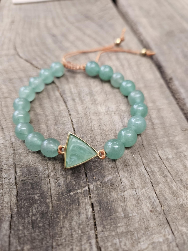 Bracelet aventurine et amazonite